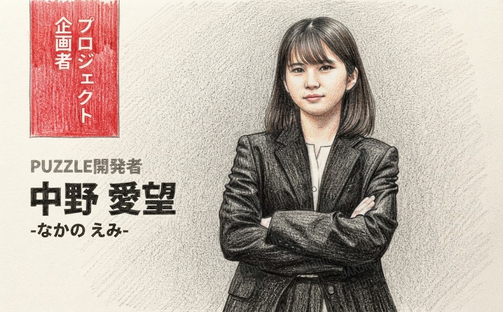 株式会社RIYODAのPUZZLE(パズル)プロジェクト企画者の中野愛望の顔画像